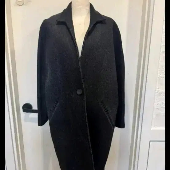 [BUNJANG] Isabel Marant Single Button Coat / 정품 이자벨마랑 블랙 싱글 버튼 코트