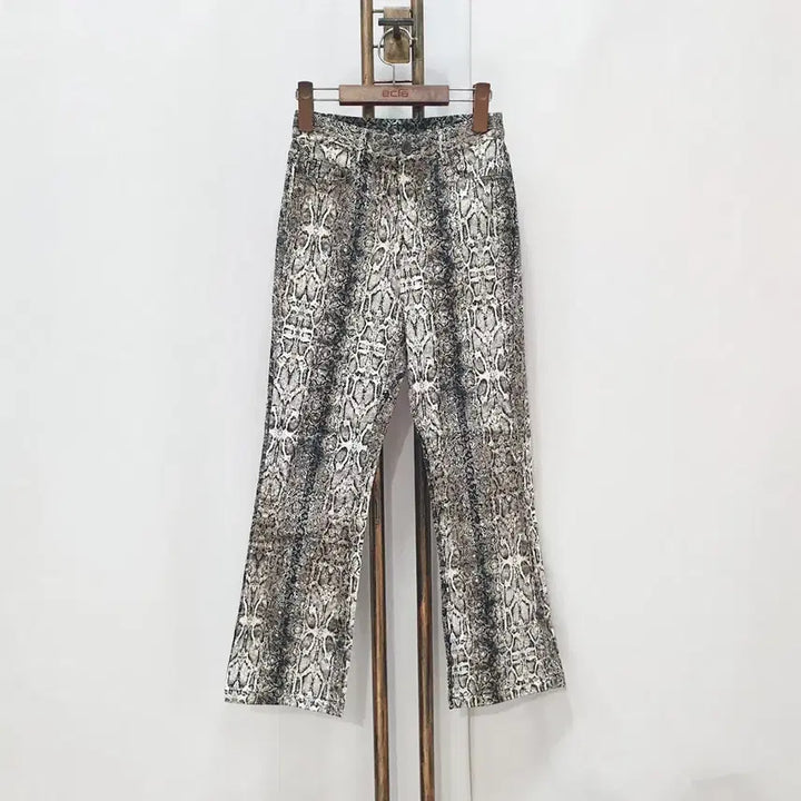 [BUNJANG] Sculptor Python Bootcut Pants S / (JJ29332)스컬프터 파이톤 부츠컷 팬츠 S