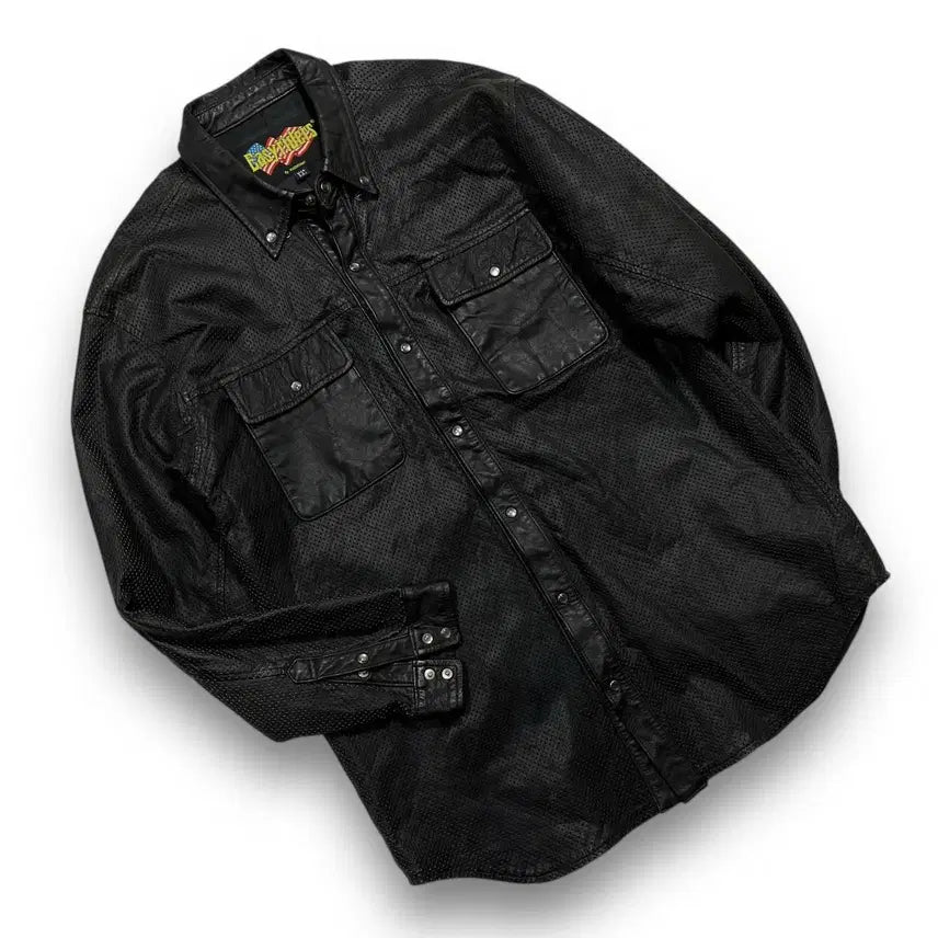[BUNJANG] Easy Riders Dark Western Leather Shirt / Easy riders dark western leather shirt