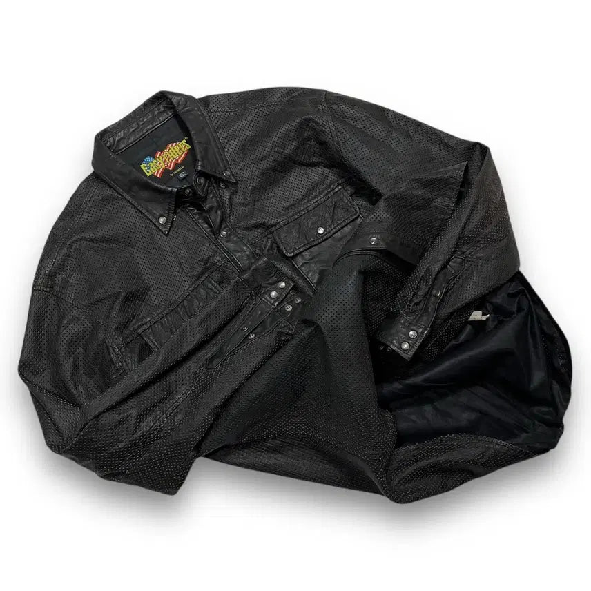 [BUNJANG] Easy Riders Dark Western Leather Shirt / Easy riders dark western leather shirt