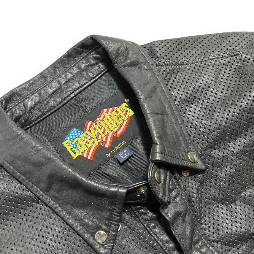 [BUNJANG] Easy Riders Dark Western Leather Shirt / Easy riders dark western leather shirt