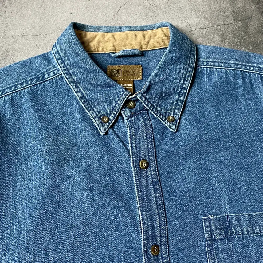 [BUNJANG] FADED GLORY 빈티지 코튼 데님 셔츠 / FADED GLORY 빈티지 코튼 데님 셔츠 A00459