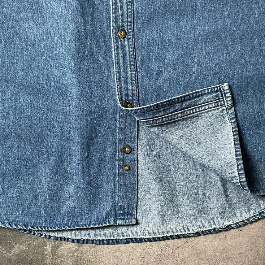 [BUNJANG] FADED GLORY 빈티지 코튼 데님 셔츠 / FADED GLORY 빈티지 코튼 데님 셔츠 A00459