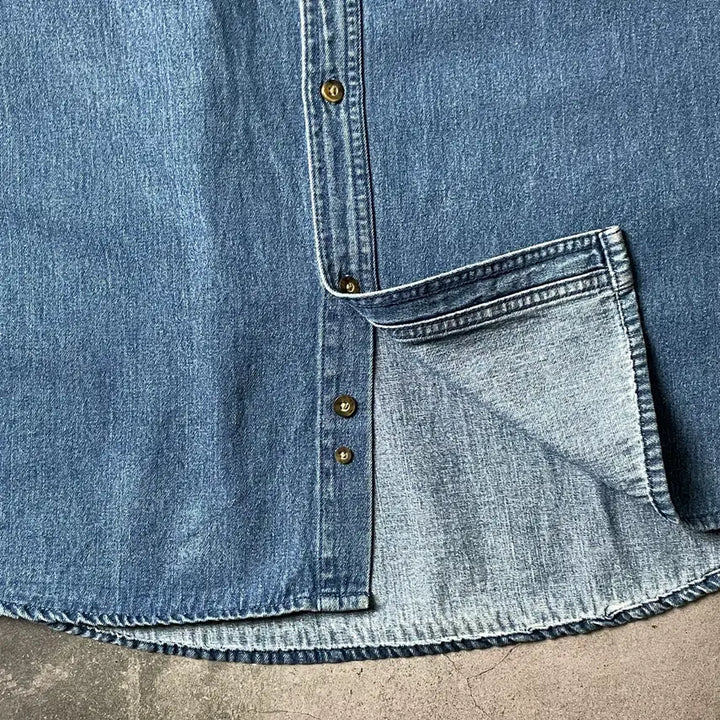 [BUNJANG] FADED GLORY 빈티지 코튼 데님 셔츠 / FADED GLORY 빈티지 코튼 데님 셔츠 A00459