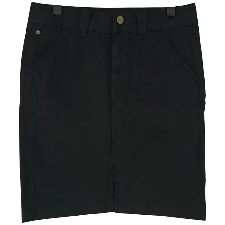 [BUNJANG] Levi's Low Rise Cotton Mini Skirt / 리바이스 로우라이즈 코튼 미니스커트 블랙 M18935