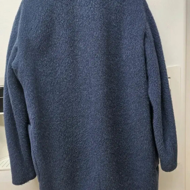 [BUNJANG] Max Mara Wool Coat / 정품 막스마라 블루 모직 코트