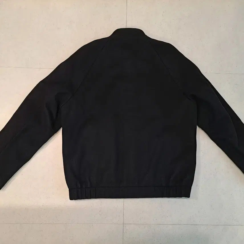 [BUNJANG] SIEG Black Pocket Wool Bomber Jacket / SIEG 블랙 포켓 모직 봄버 자켓