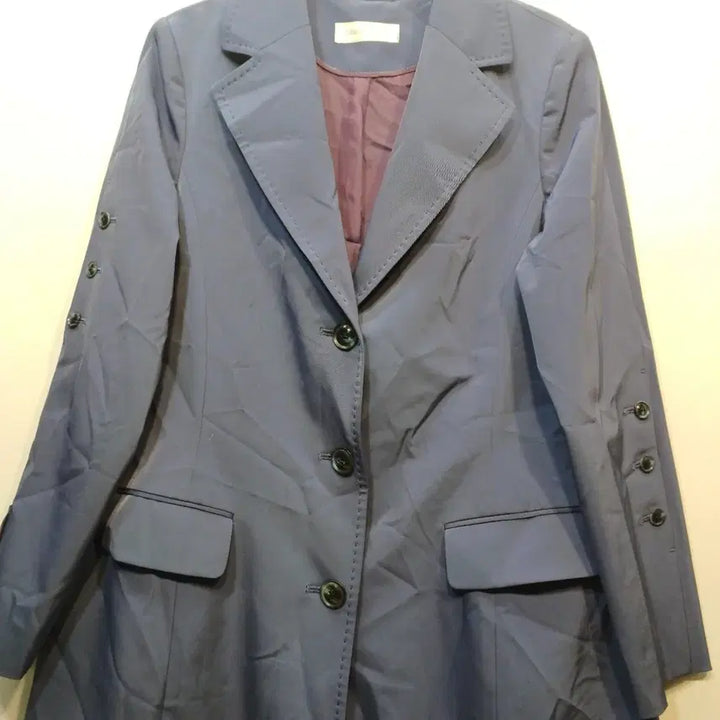 [BUNJANG] Women's Long Coat (Size 90) / 블루 여성용 롱 코트90~95사이 봄가을 62147