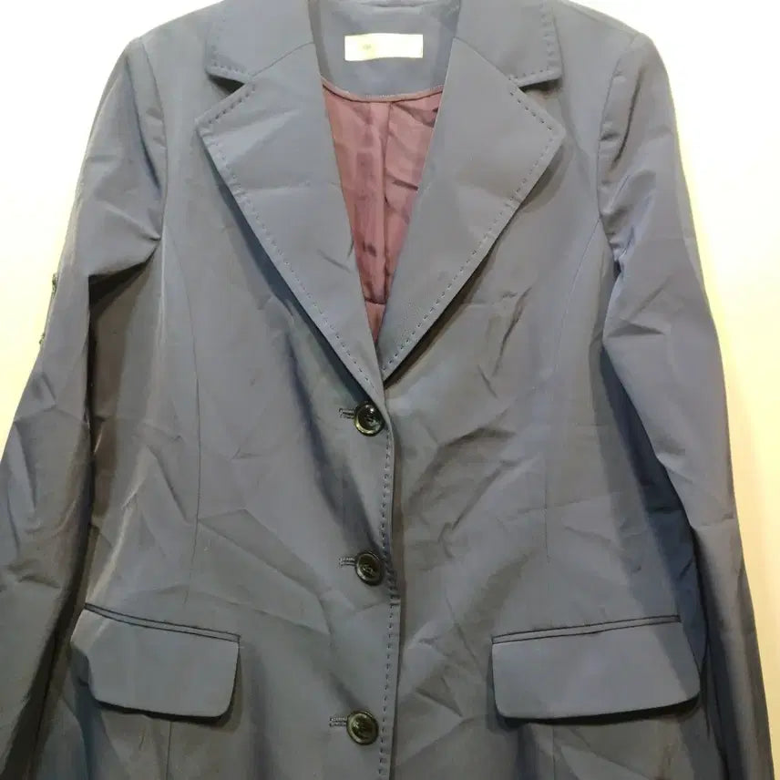 [BUNJANG] Women's Long Coat (Size 90) / 블루 여성용 롱 코트90사이 봄가을 62147