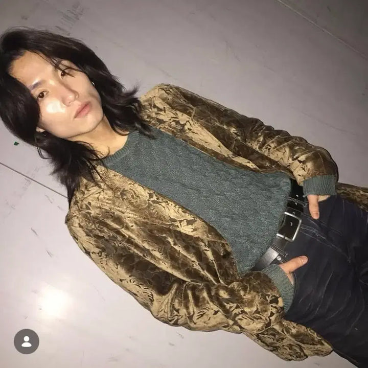 [BUNJANG] Number Nine AW02 George Harrison Velvet Jacket / 넘버나인 AW02 조지 해리슨 벨벳 자켓