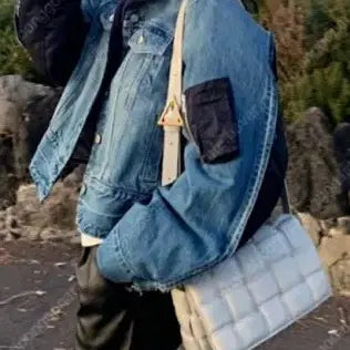 [BUNJANG] All(H)ours Denim Bomber Jacket / 올라이츠 데님봄버 패딩자켓 폴1291