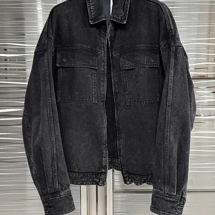 [BUNJANG] Junji Black Denim Jacket (Size 46) / 준지 흑청 데님 자켓 (46)