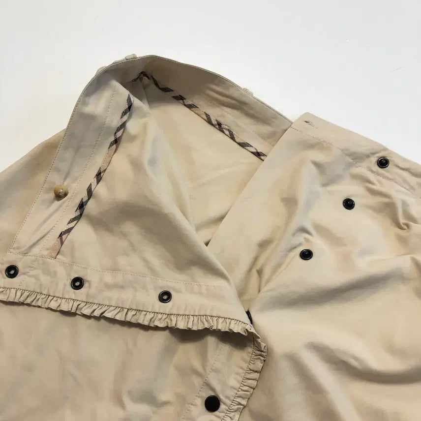 [BUNJANG] Burberry Snap Midi Skirt / 버버리 스냅 미디 스커트