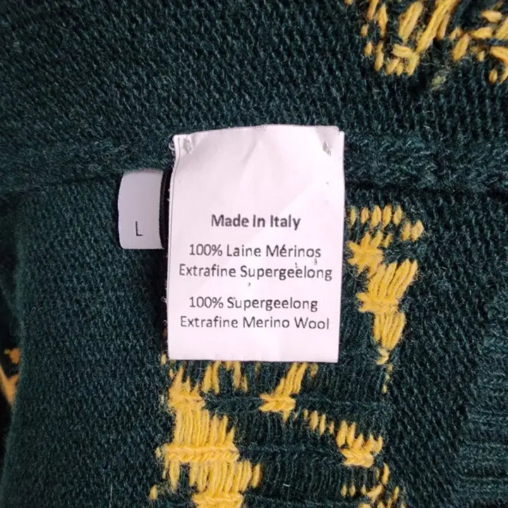 [BUNJANG] L Edition MR Wool Knit Green / [L] 에디션 엠알 / 말 패턴 울 니트 그린