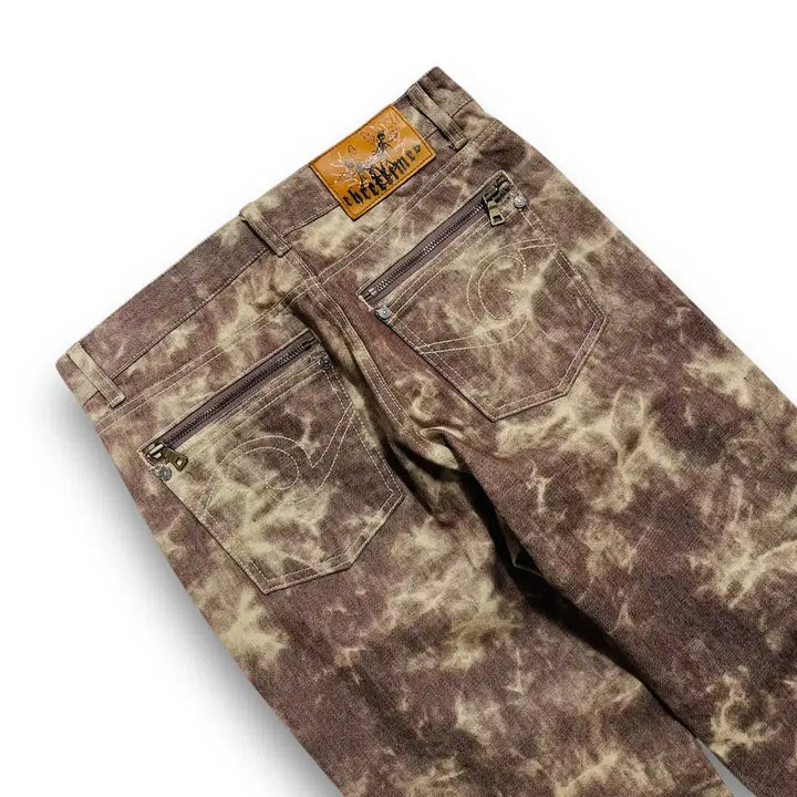 [BUNJANG] 3T Lucifer Washed Love Tattoo Denim Set / 쓰리타임즈 루시퍼 워시드 러브 타투 데님 세트