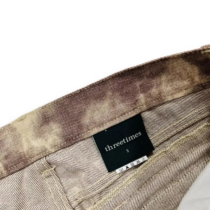 [BUNJANG] 3T Lucifer Washed Love Tattoo Denim Set / 쓰리타임즈 루시퍼 워시드 러브 타투 데님 세트
