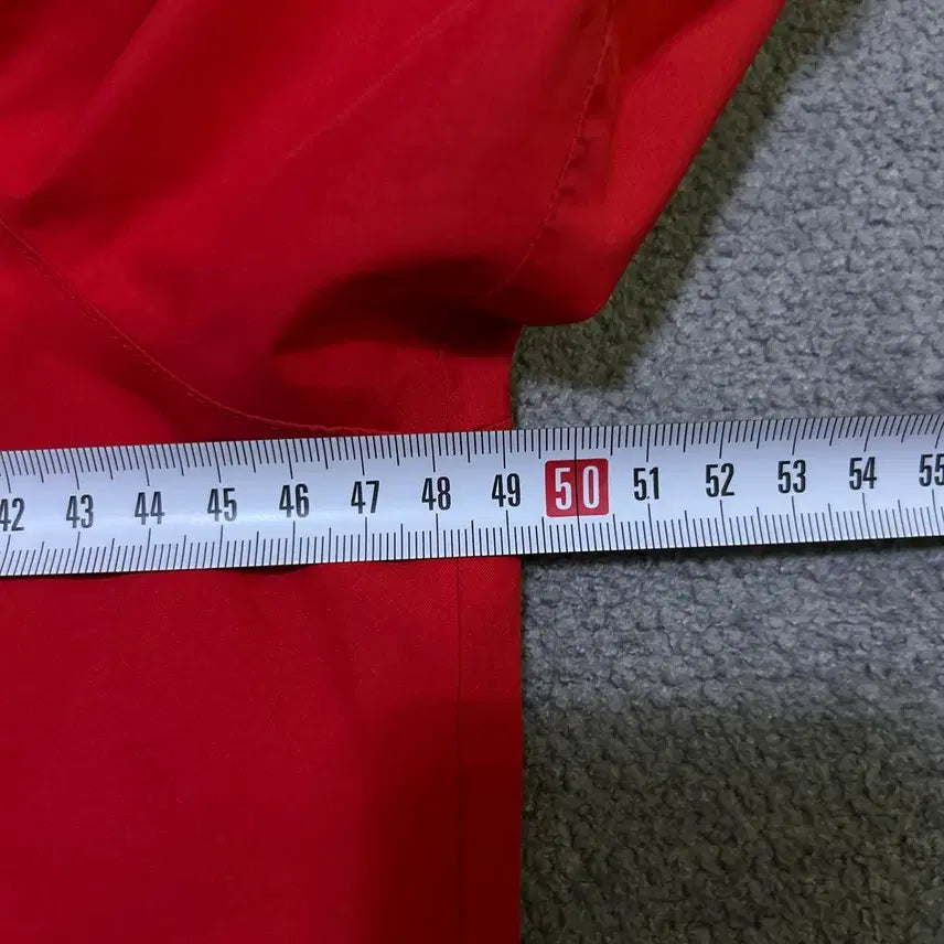 [BUNJANG] North Face Red Windbreaker Hooded Jacket / 노스페이스 빨간색 바람막이 후드 자켓