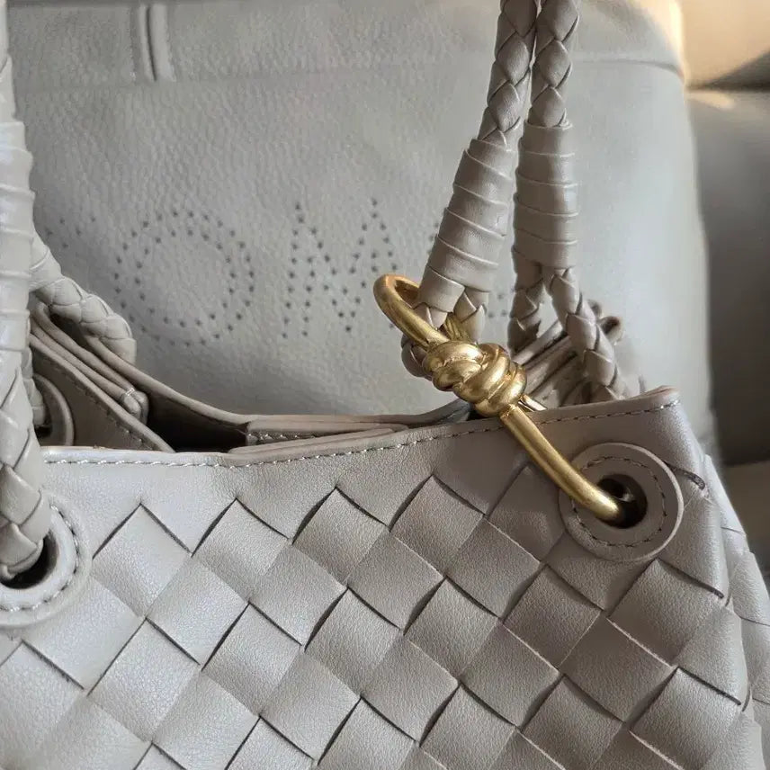 [BUNJANG] Tote Bag / 양가죽 인트레치아노 토드 라이트 베이지토드 숄더