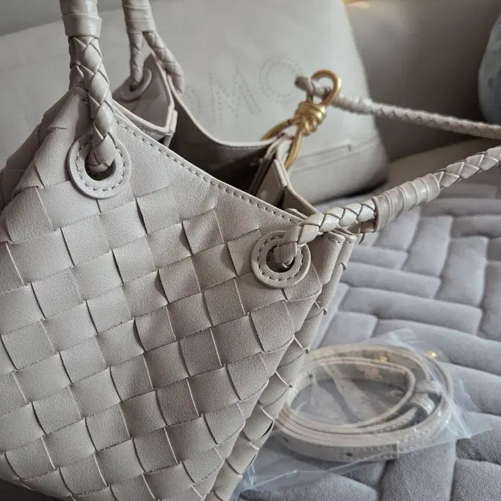 [BUNJANG] Tote Bag / 양가죽 인트레치아노 토드 라이트 베이지토드 숄더