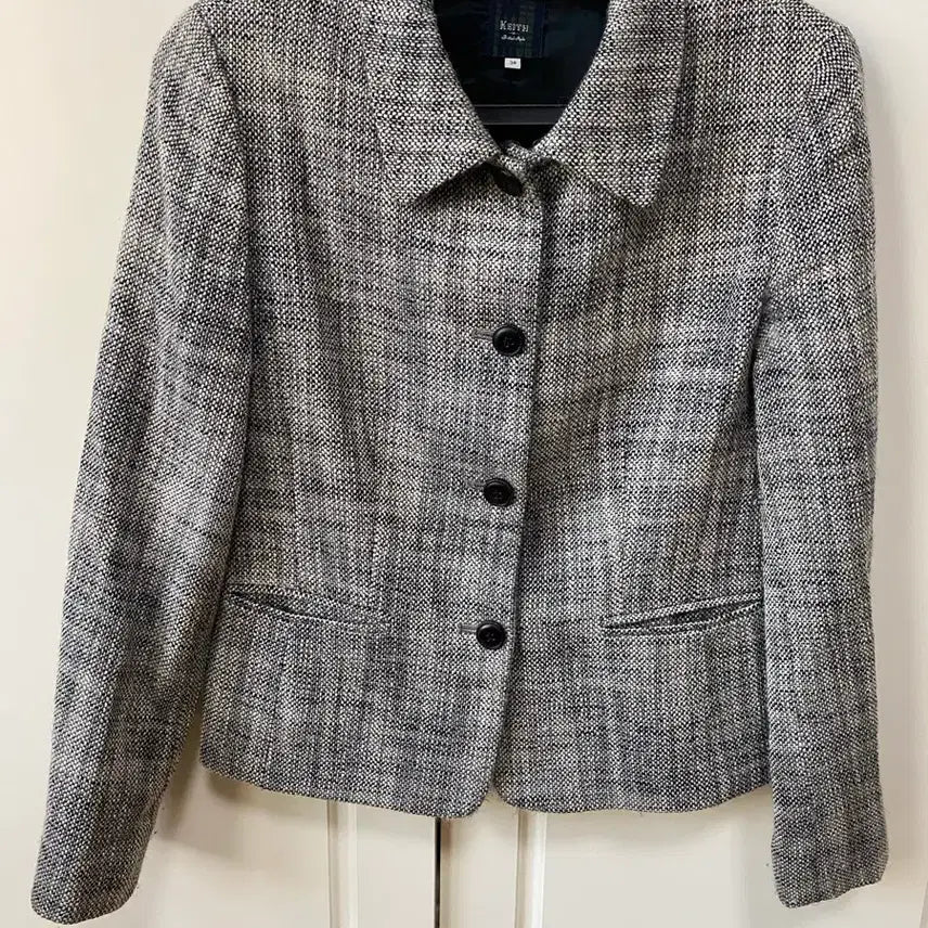 [BUNJANG] Keyis Black Tweed Jacket 38 / 키이스 블랙 트위드 자켓 38
