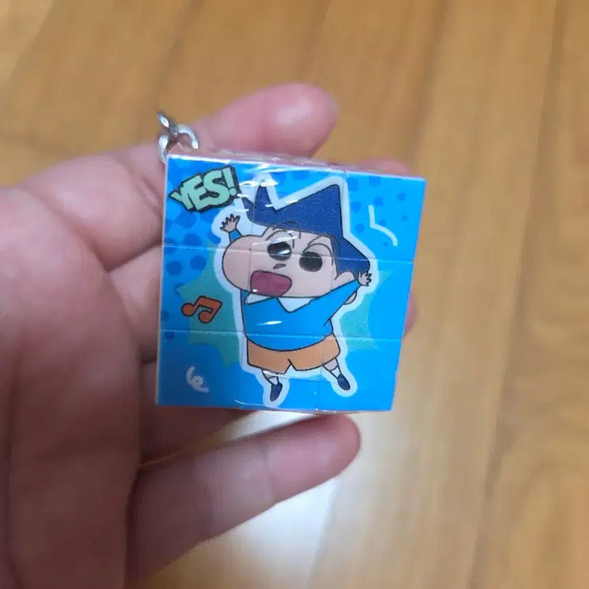[BUNJANG] Crayon Shin-chan Cube Keyring / 짱구 키링 큐브  새상품