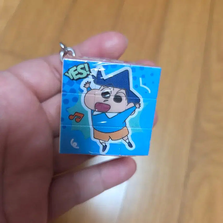 [BUNJANG] Crayon Shin-chan Cube Keyring / 짱구 키링 큐브  새상품
