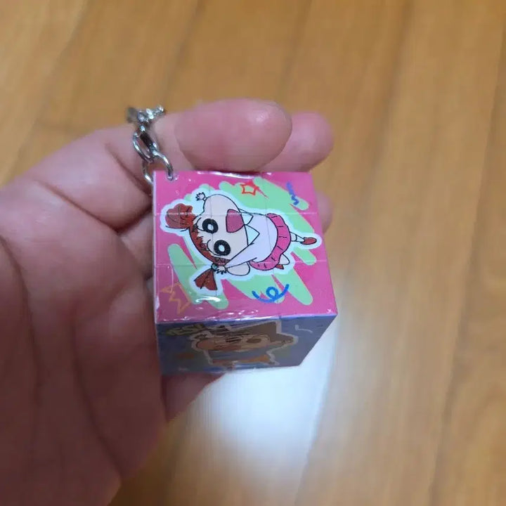 [BUNJANG] Crayon Shin-chan Cube Keyring / 짱구 키링 큐브  새상품