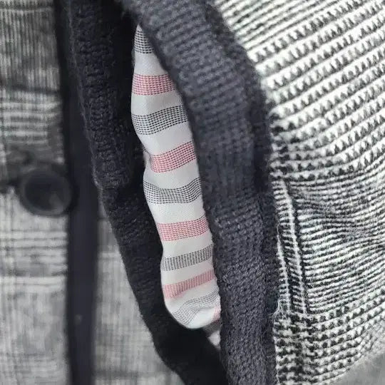 [BUNJANG] Beige Check Quilted Jacket / Beige 베이지 체크 퀼팅 자켓