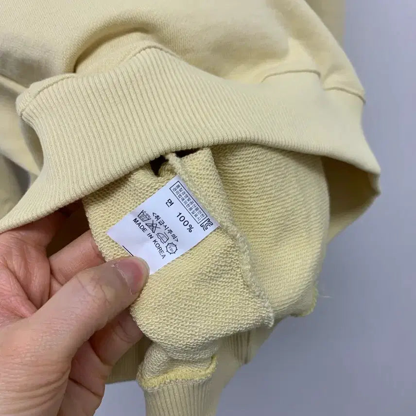 [BUNJANG] Freshlabel Square Neck Sweatshirt / [새상품/당일발송/택배비무료] 프레쉬라벨 스퀘어넥 맨투맨 면100