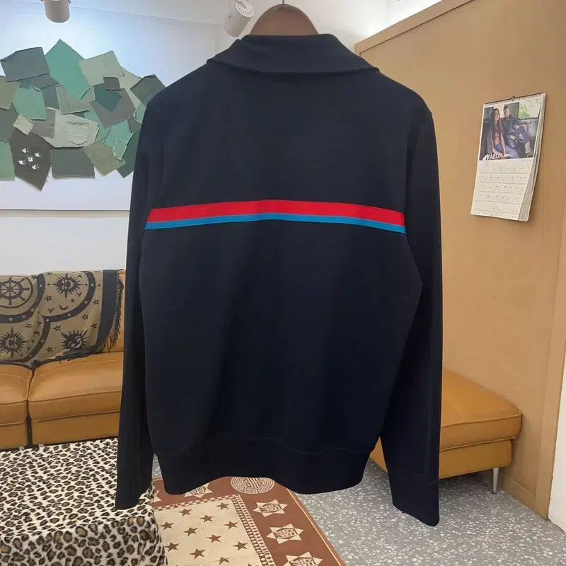 [BUNJANG] Onitsuka Tiger Retro Track Jacket / 오니츠카 타이거 올드스쿨 레트로 배색 져지 집업 L C09329