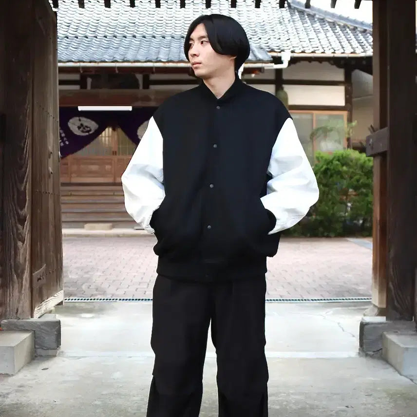 [BUNJANG] Graphpaper Stadium Jacket (Size 2) / 그라프페이퍼 스타디움 자켓 2사이즈