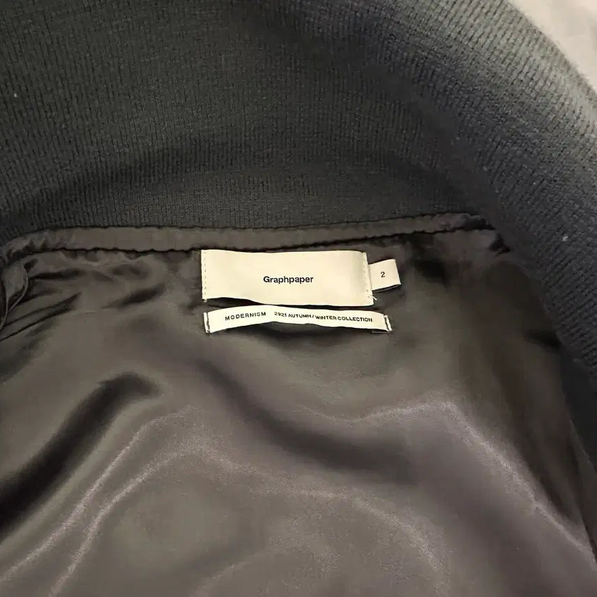 [BUNJANG] Graphpaper Stadium Jacket (Size 2) / 그라프페이퍼 스타디움 자켓 2사이즈