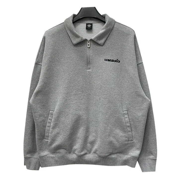 [BUNJANG] Umbro Essential Collar Half-Zip Sweatshirt 105 / 엄브로 에센셜 카라 하프집업 맨투맨 105