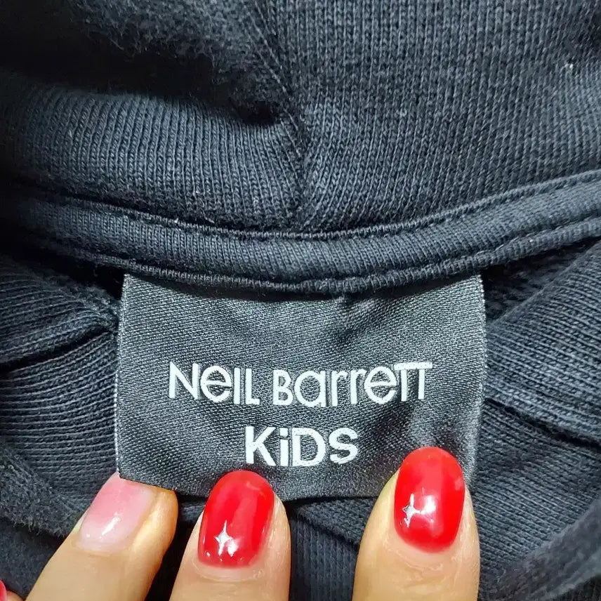 [BUNJANG] Neil Barrett Black Lightning Print Hoodie 10A / 닐바렛 블랙 번개 프린팅 후드티 10A