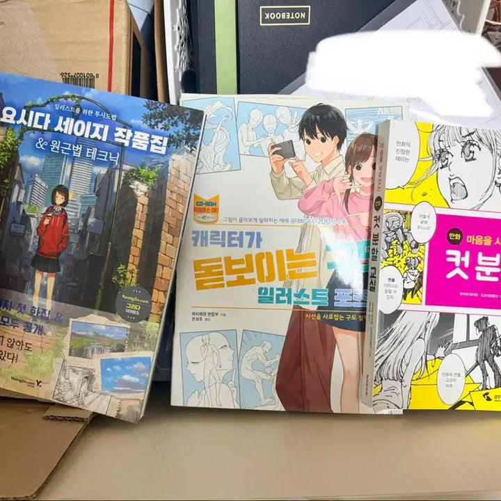 [BUNJANG] Art Anatomy Reference Book / 미술 애니 만화 컷 구도 작품집 해부학 공부 그림 일러스트 참고서