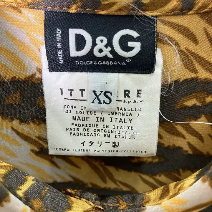 [BUNJANG] D&G Tiger Shirt XS / D&G 돌체앤가바나 타이거 셔츠 XS