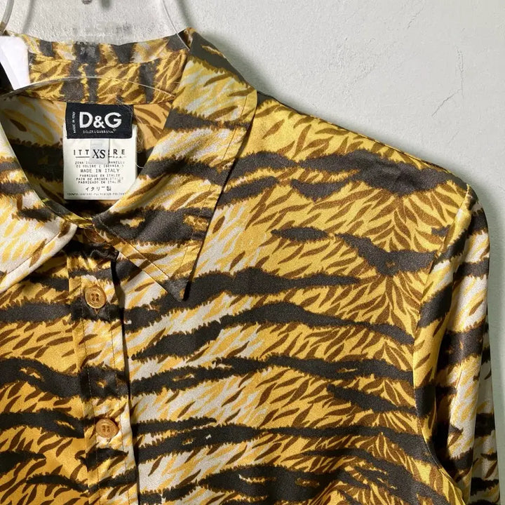 [BUNJANG] D&G Tiger Shirt XS / D&G 돌체앤가바나 타이거 셔츠 XS
