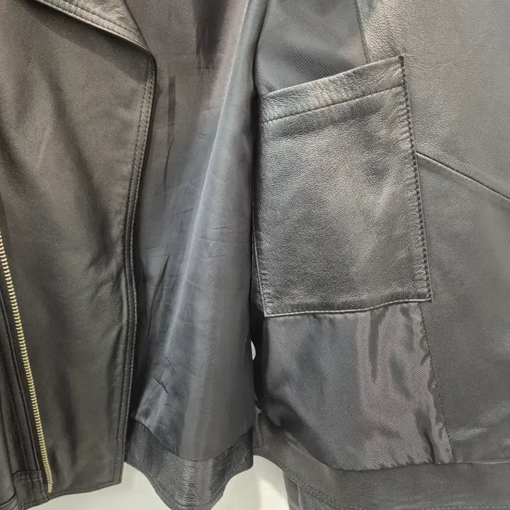 [BUNJANG] Placement Leather Rider Jacket - L / Placement의 양가죽 라이더 자켓  L
