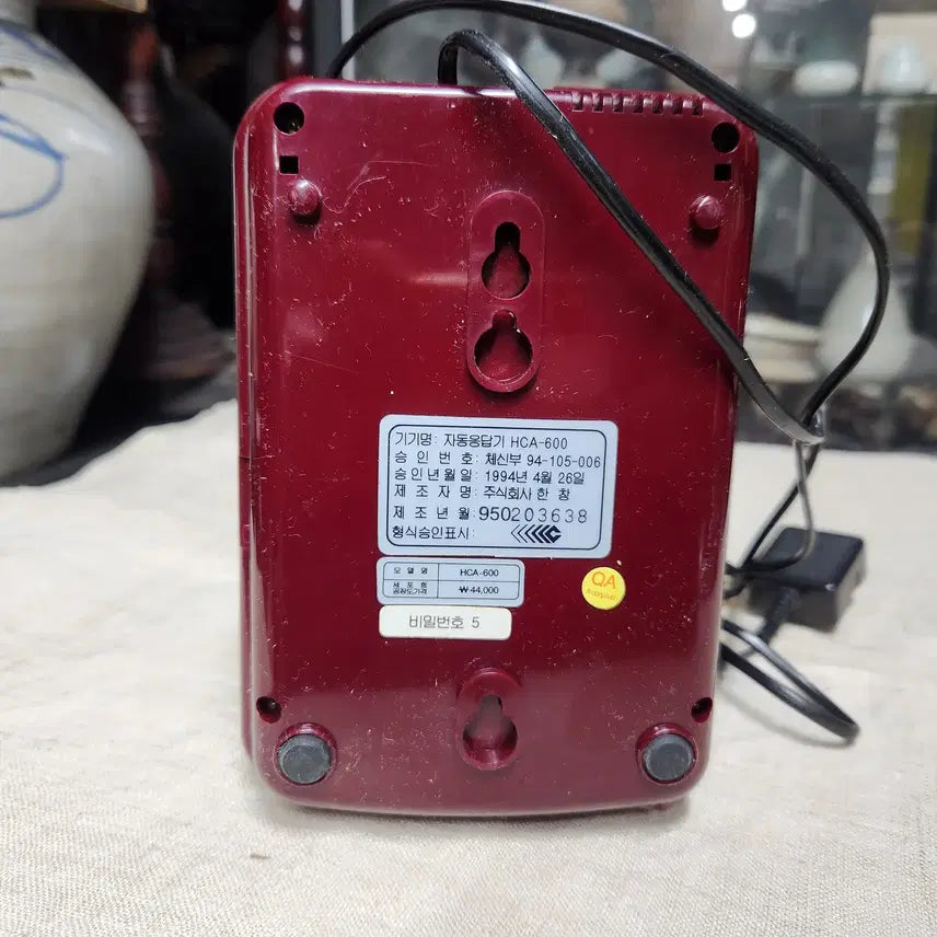 [BUNJANG] Vintage Korean Tape Answering Machine / 빈티지 국산 자동응답기(테이프방식)
