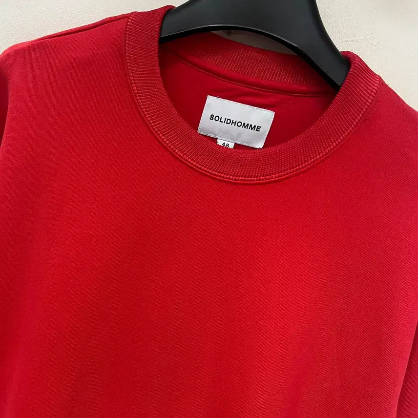 [BUNJANG] Solid Homme Side Zip Crewneck Sweatshirt / 솔리드옴므 사이드 지퍼 크루넥 맨투맨 100