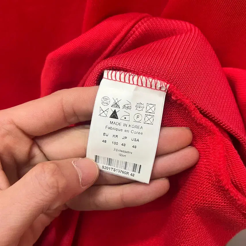 [BUNJANG] Solid Homme Side Zip Crewneck Sweatshirt / 솔리드옴므 사이드 지퍼 크루넥 맨투맨 100