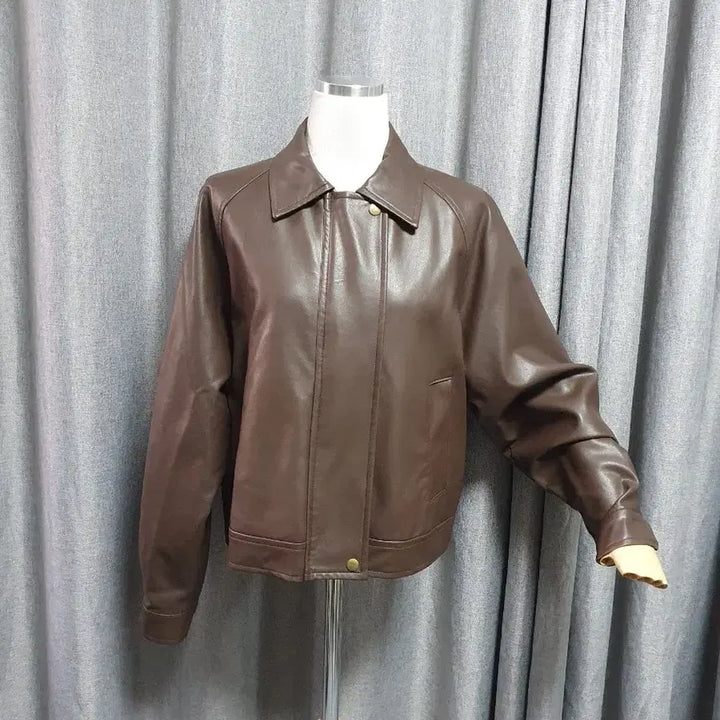 [BUNJANG] Striped Sweatshirt / 슬로우무드 에코레더자켓