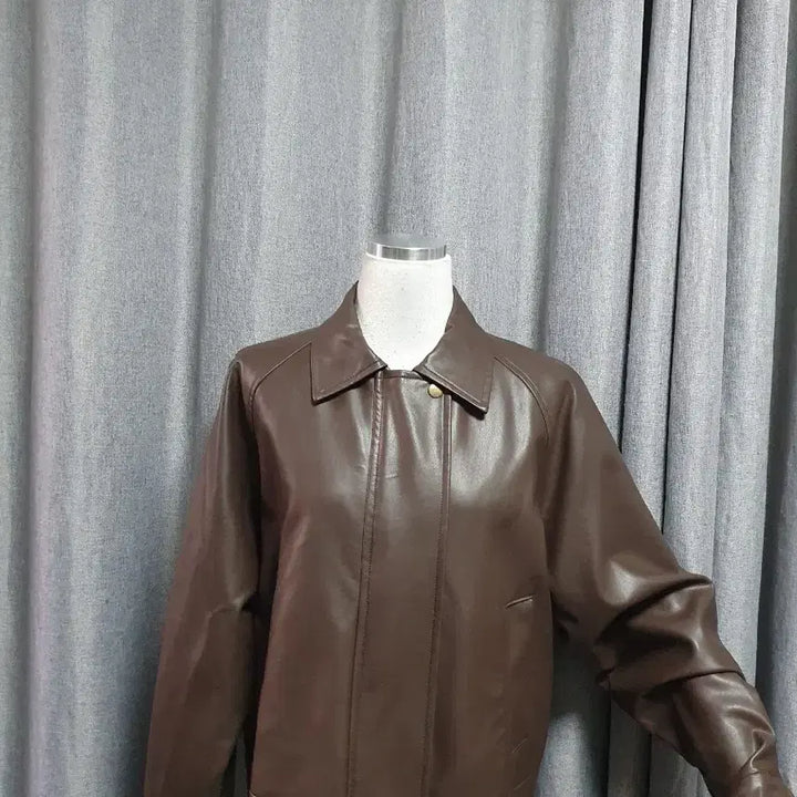 [BUNJANG] Striped Sweatshirt / 슬로우무드 에코레더자켓