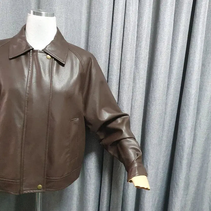 [BUNJANG] Striped Sweatshirt / 슬로우무드 에코레더자켓