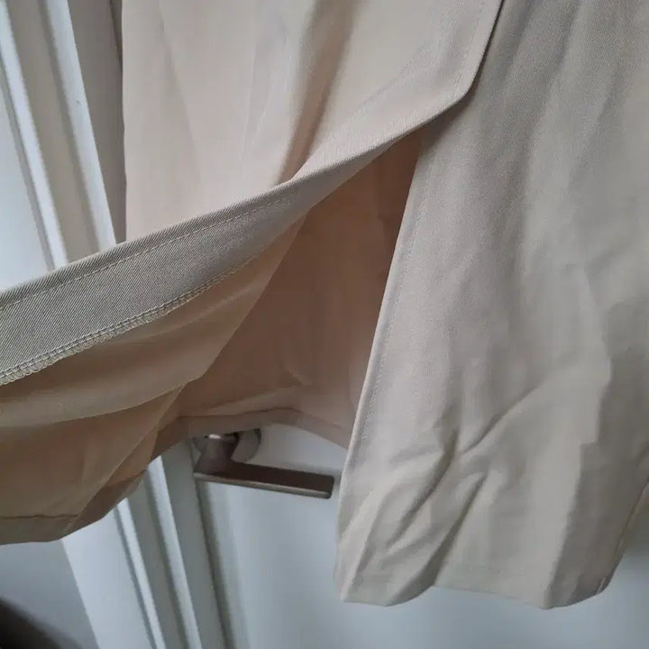 [BUNJANG] H-Line Long Skirt / 베이지 H라인 뒷밴딩롱스커트 27~29