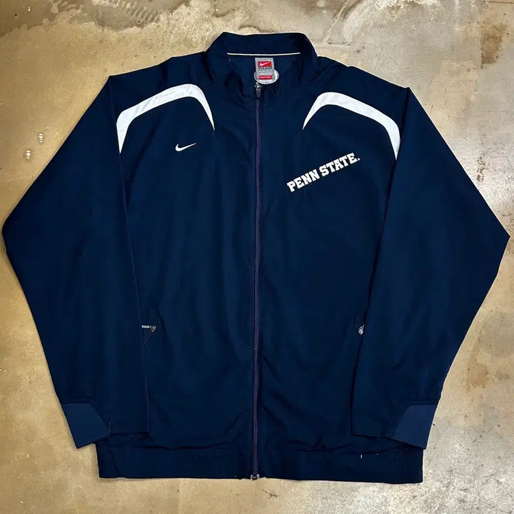 [BUNJANG] Penn State Nike 90s Navy Windbreaker / L 나이키 90s 펜스테이트 네이비 바람막이