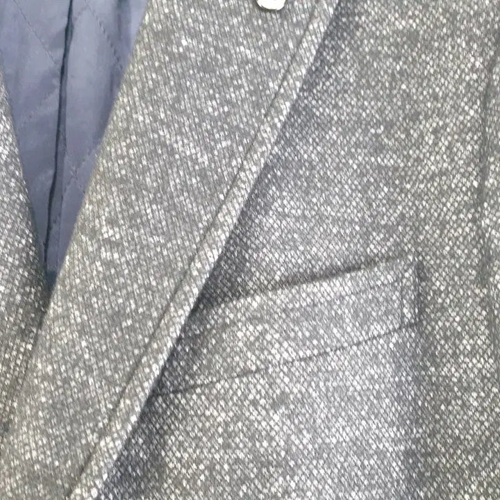 [BUNJANG] Zik Black Wool Long Coat M0249 / 지이크 남성100-175 모직 블랙 롱코트 M0249