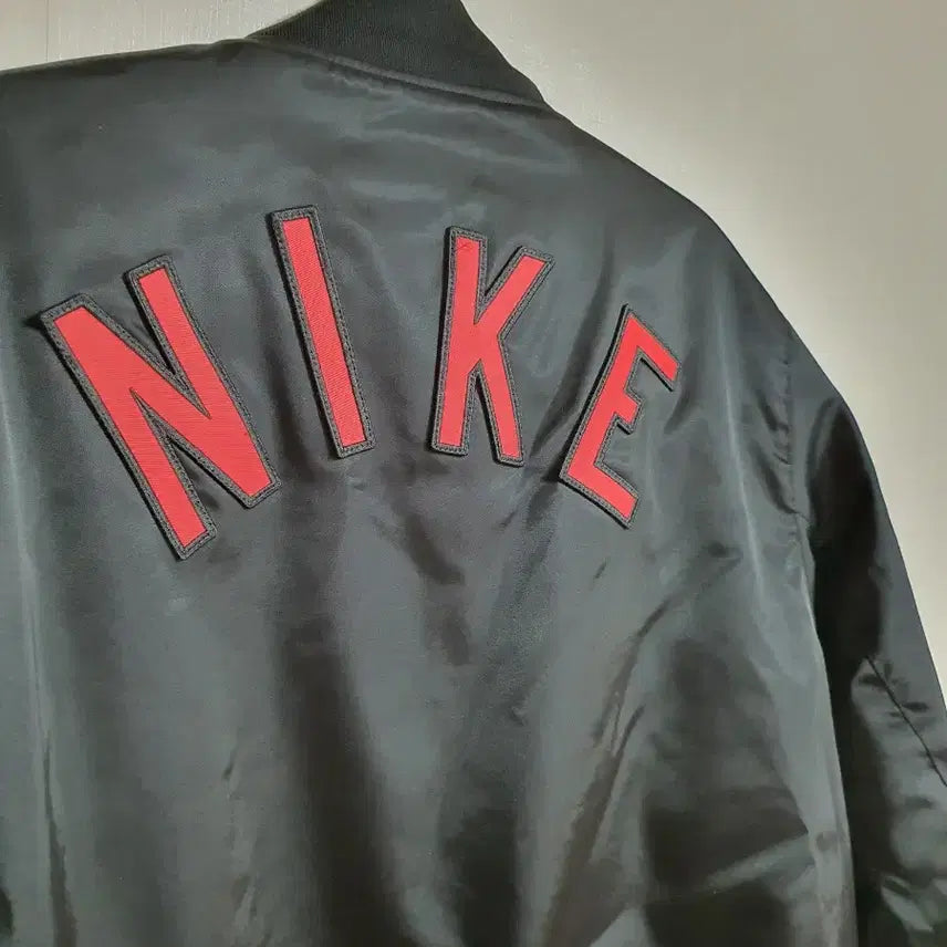 [BUNJANG] Nike Bomber Jacket 95 / 나이키 블랙 봄버 자켓 95 항공