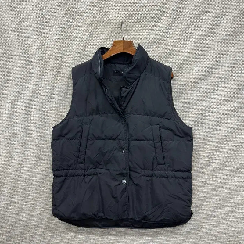 [BUNJANG] Sisley Goose Down Padded Vest 100 A06497 / 시슬리 거위털 구스다운 패딩 조끼 베스트 100 A06497