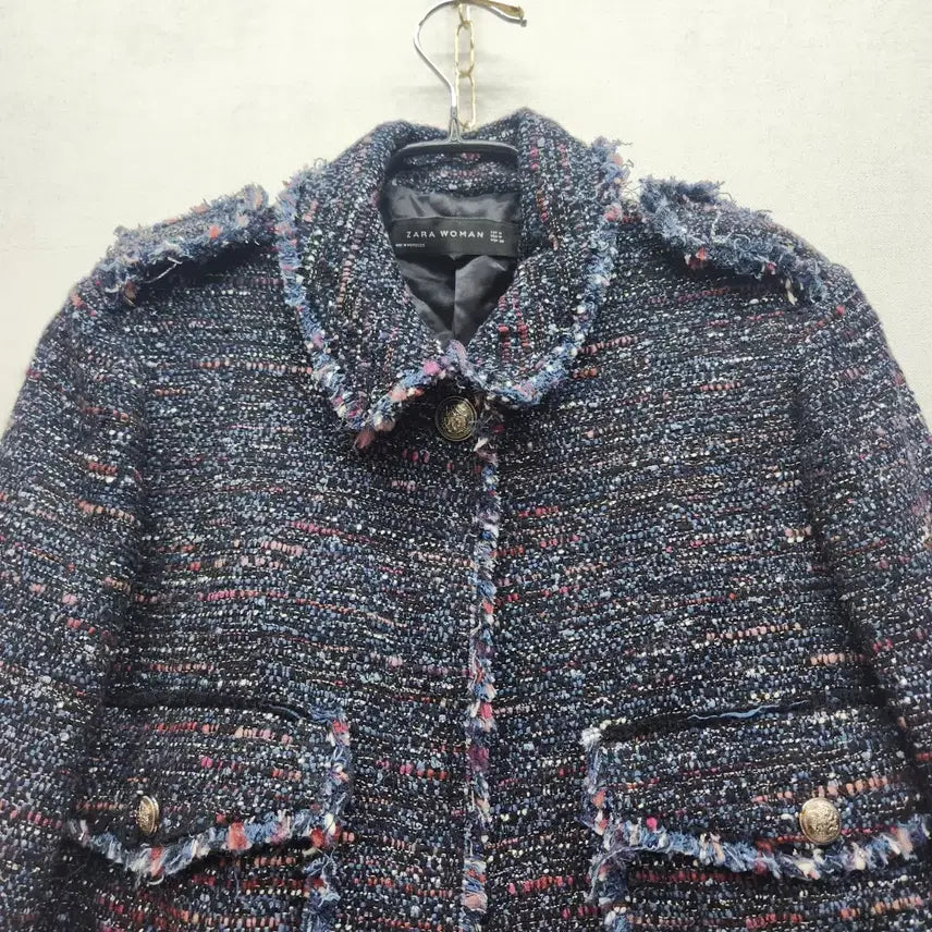[BUNJANG] ZARA Tweed Jacket M / 자라 ZARA 테슬 트위드 자켓 M(M)